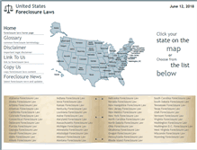 Tablet Screenshot of foreclosurelaws.org